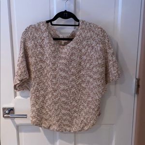 Short sleeve float sweater